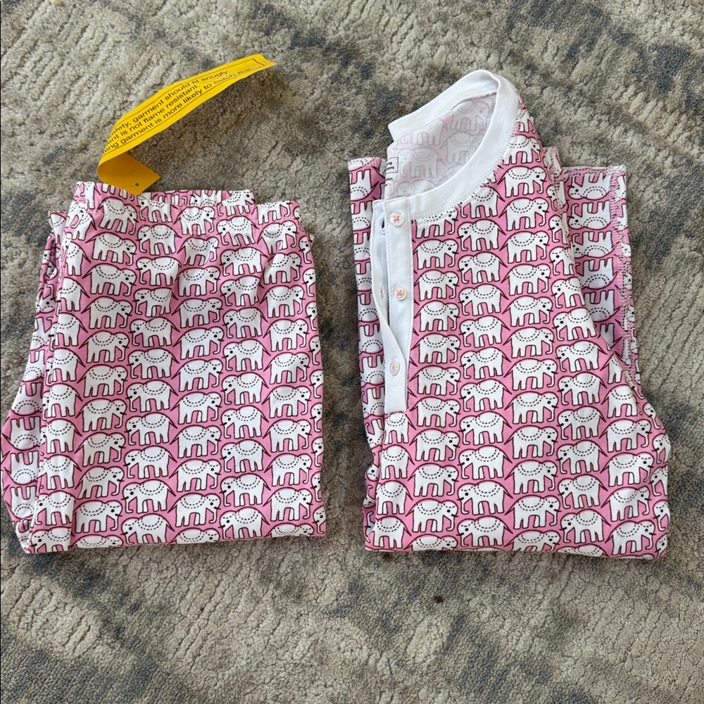 Roller Rabbit Kids Hathi Pajama Set